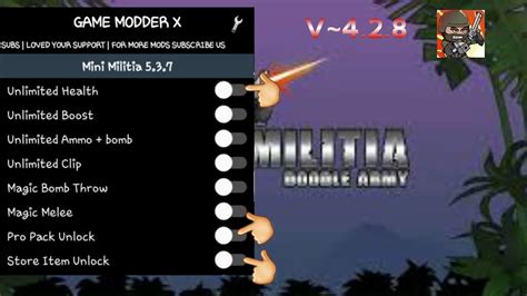 Mini Militia V4.2.8 Undetectable (Pro Player) Mod.